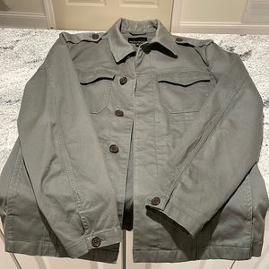 Banana republic Canvas military shirt jacket, medium